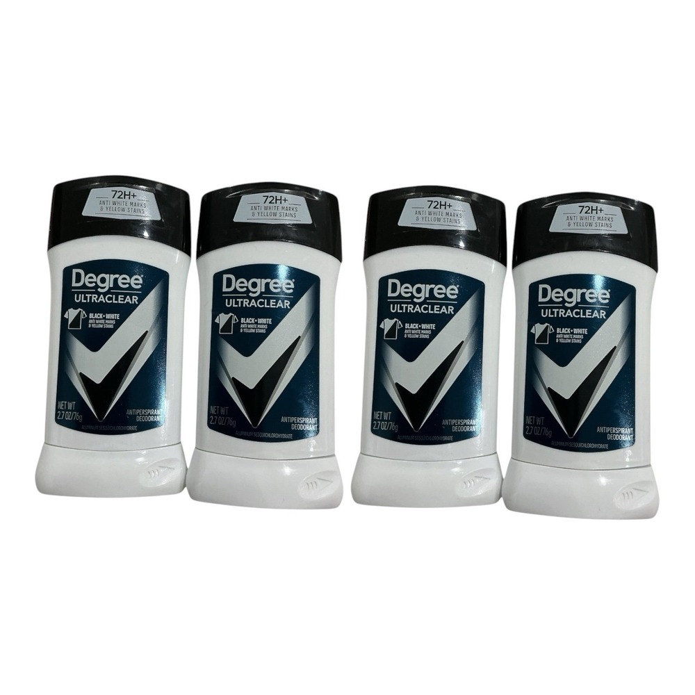 Degree Men UltraClear Black+White 2.7 oz 4 Pack Deodorant